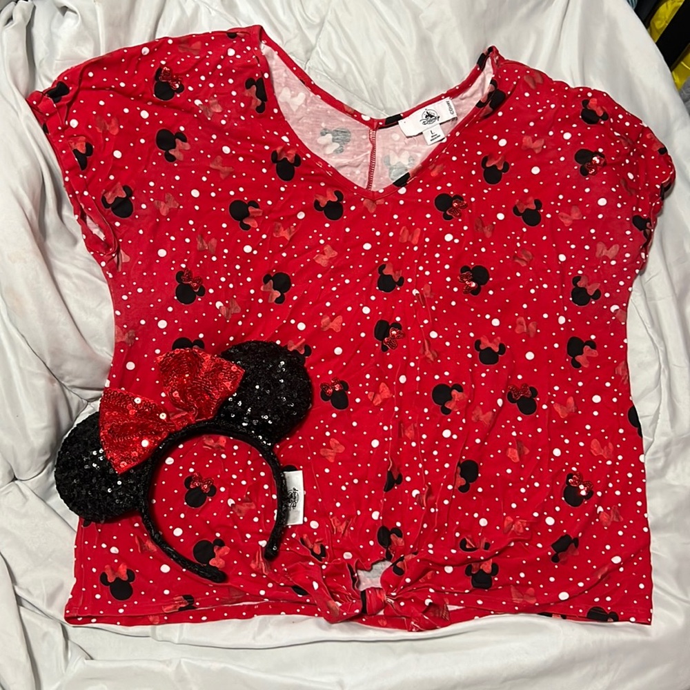 Disney Matching T-Shirt with matching Ear set